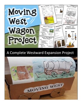 Preview of Westward Expansion Wagon Project for Oregon Trail Unit