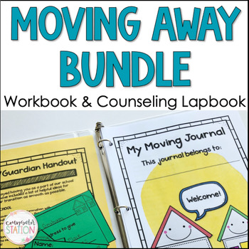 Preview of Moving to a New School/Home Workbook and Lap Book BUNDLE