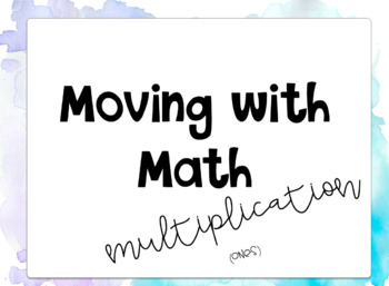 Preview of Moving with Math ones
