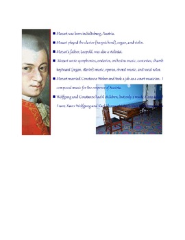 Preview of Mozart Biography