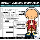 Mozart Listening Worksheets