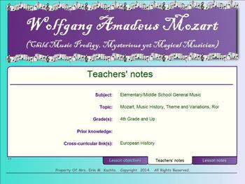 Preview of Mozart - Mysterious, Musical Genius - SMARTBOARD/NOTEBOOK EDITION