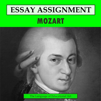 Preview of Mozart Research Organizer & Paper Assignment  — Music History — CCSS Rubric