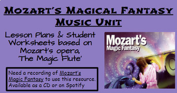 Preview of Mozart's Magic Fantasy (BUNDLED LESSONS, WORKSHEETS, & ACTIVITIES)