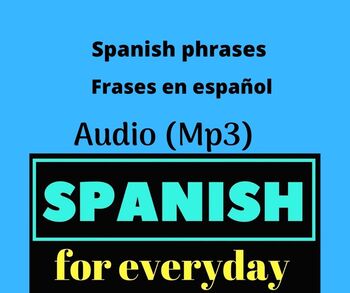Preview of Audio with 159 Spanish phrases/ Audio con 159 frases en español