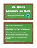 Mr. Blob's Multiplication Guide