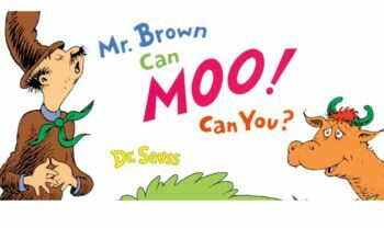 Preview of Mr. Brown can moo, can you? - Dr. Seuss - Digital Interactive Lesson