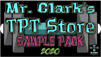 Preview of Mr. Clark's TPT 2020 Sample Pack