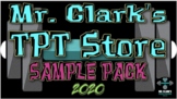 Mr. Clark's TPT 2020 Sample Pack