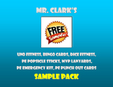 Mr. Clark's PE Free Sample Pack