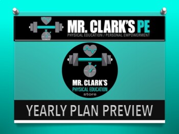 Preview of Mr. Clark's Yearly Plan Preview
