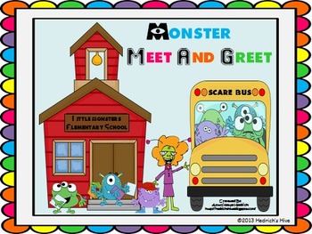 Preview of Monster Meet and Greet~Back to School