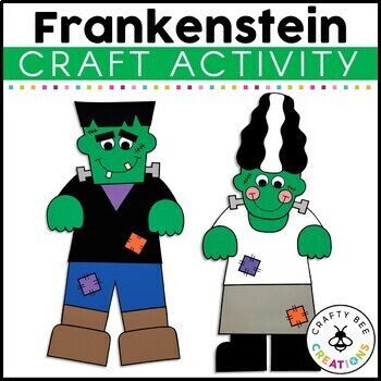 Preview of Frankenstein Craft | Halloween Craft | Halloween Activities | Halloween Fun
