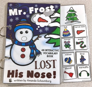 Mr. Frost Lost His Nose! A Lift A Flap Book by Panda Speech