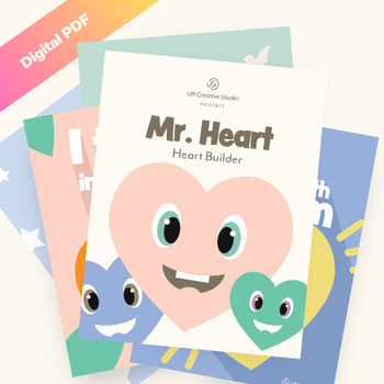 Preview of Mr Heart, Heart Builder, Kids Training To Talk with Love, Bible Values, Lesson