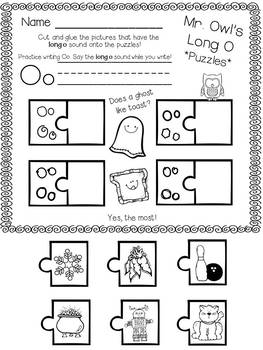 kindergarten short vowel and long vowel sounds activities freebie