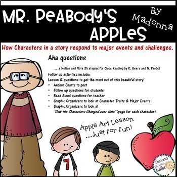 Preview of Mr. Peabody's Apples Character Changes, Lessons Learned