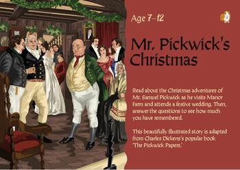 Preview of Mr. Pickwick's Christmas - Story and Questions