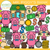 Mr. Piggy's Money Bank Clip Art