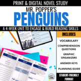 Mr. Popper's Penguins Book Unit: Print & Digital Novel Activities