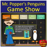 Mr. Popper's Penguins Game Test Review Activity for PowerP