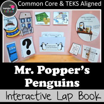 Preview of Mr. Popper's Penguins Interactive Novel Study (Notebook or Lap Book)