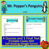Mr. Popper's Penguins Test and Chapter Quizzes Printable C