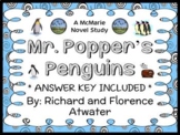Mr. Popper's Penguins (Atwater) Novel Study / Reading Comp