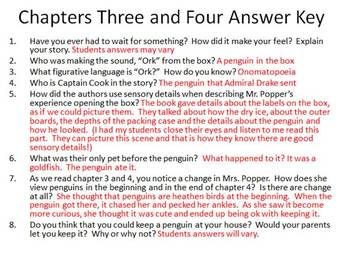 Mr. Popper's Penguins Novel Study WITH Penguin Procedural Text BUNDLE