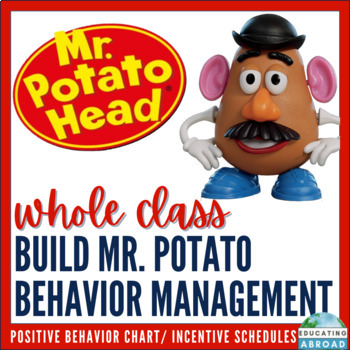 Preview of Mr. Potato Head Classroom Reward System | Positive Whole-Class Behavior Chart