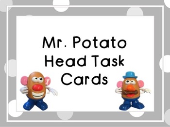 Preview of Mr. Potato Head Task Cards