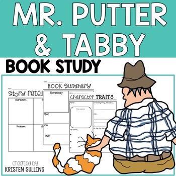 Preview of Book Study: Mr. Putter and Tabby