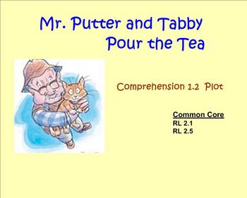 Preview of Mr. Putter and Tabby Comprehension Plot SMART Notebook