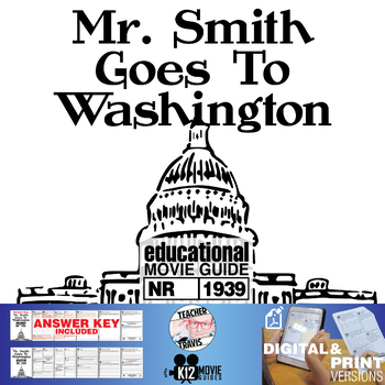 Preview of Mr. Smith Goes to Washington Movie Guide | Questions | Worksheet (1939)