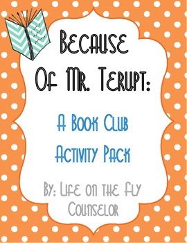 Preview of Mr. Terupt Book Club Activity Pack