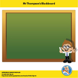 Freebie : Mr Thompson's Blackboard for distance learning p