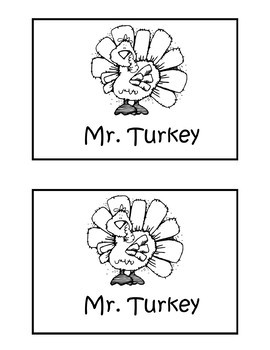 Preview of Mr. Turkey-Emergent Readers and Poems