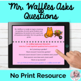Asking Questions Activity No Print Speech Therapy | Distan