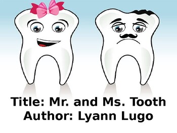 Preview of Mr and Ms Tooth Story with an activity