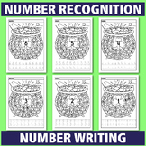 March Activities, Number Writing Practice 1-20, Tracing & 