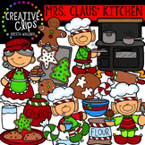 Mrs. Claus' Kitchen - Christmas Clipart {Creative Clips Clipart}