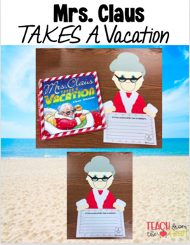 Preview of Mrs. Claus Takes a Vacation Craft and Writing