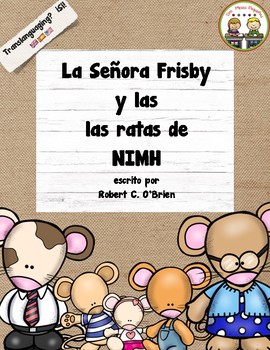 Preview of Mrs. Frisby Novel Study~La Sra. Frisby y las ratas de NIHM-Estudio de la novela