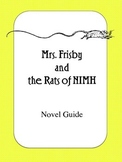 Mrs. Frisby and the Rats of NIMH Novel Guide/Literature Unit