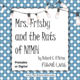 Mrs. Frisby and the Rats of NIMH Novel Study Unit and Lite