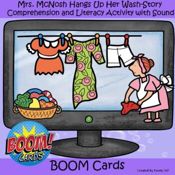Preview of Mrs. McNosh Hangs Up her Wash-Story Comprehension with Sound-Literacy Activity