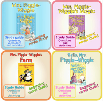Preview of Mrs. Piggle-Wiggle Series 4 Book Study Guides