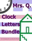 Mrs Q Clock Letters Bundle Handwriting Spalding Inspired Method