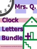 Mrs Q Clock Letters Bundle Plus Numbers Spalding Inspired Method
