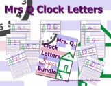 Mrs Q Clock Letters SUPER bundle Spalding Inspired Method